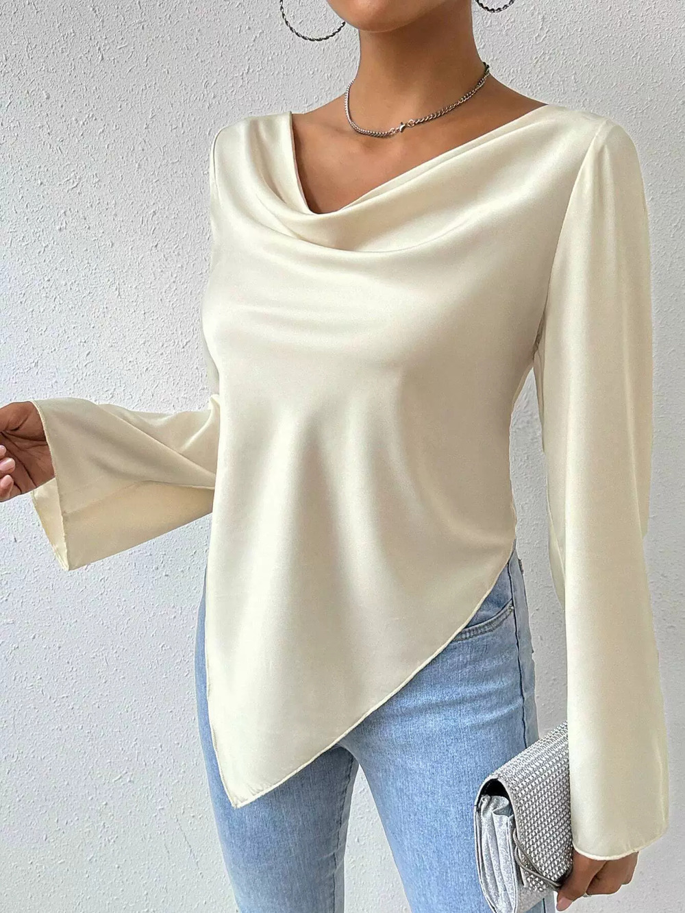 ZARA Elegant Intellectual Long Sleeve Blouse Spring Summer